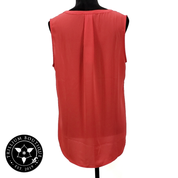 Adrianna Papell Women's Sleeveless Blouse Large - Picture 6 of 7